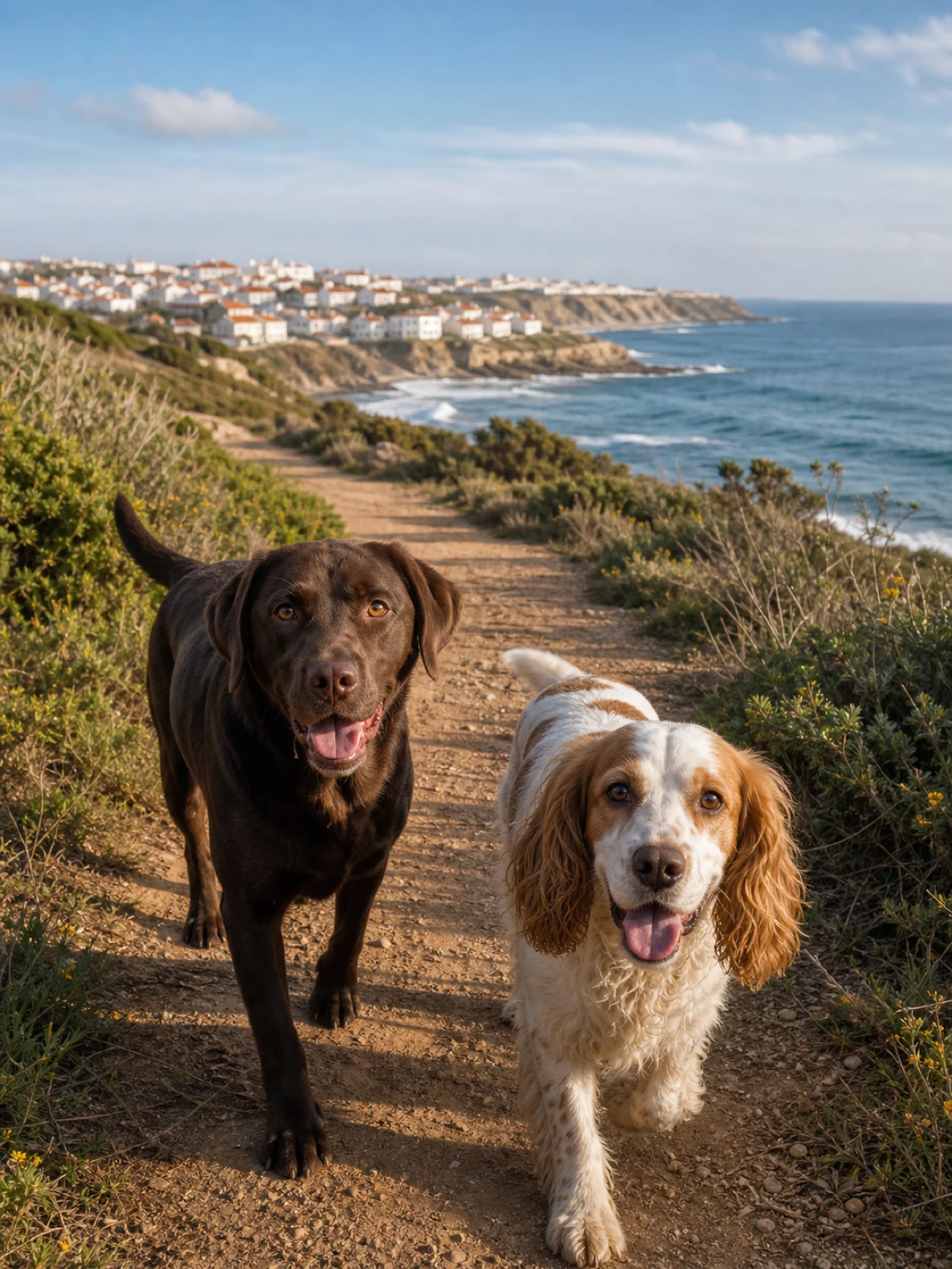 Dog enjoying calm care with Salty Paws
