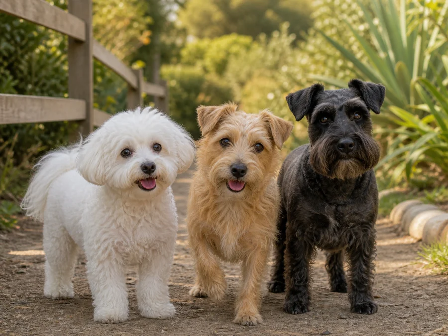 Small dogs during in-home pet sitting care in Ericeira